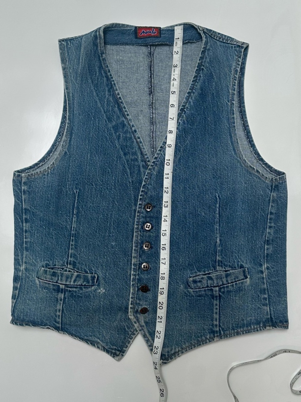 Vintage 70s Denim Vest - Picture 5 of 5